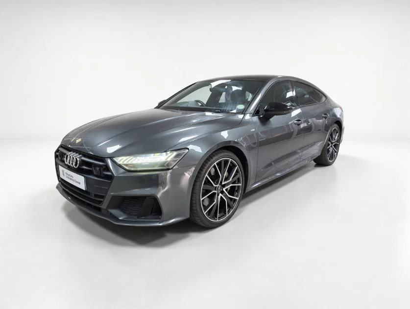Same grey Audi in a clean white studio
